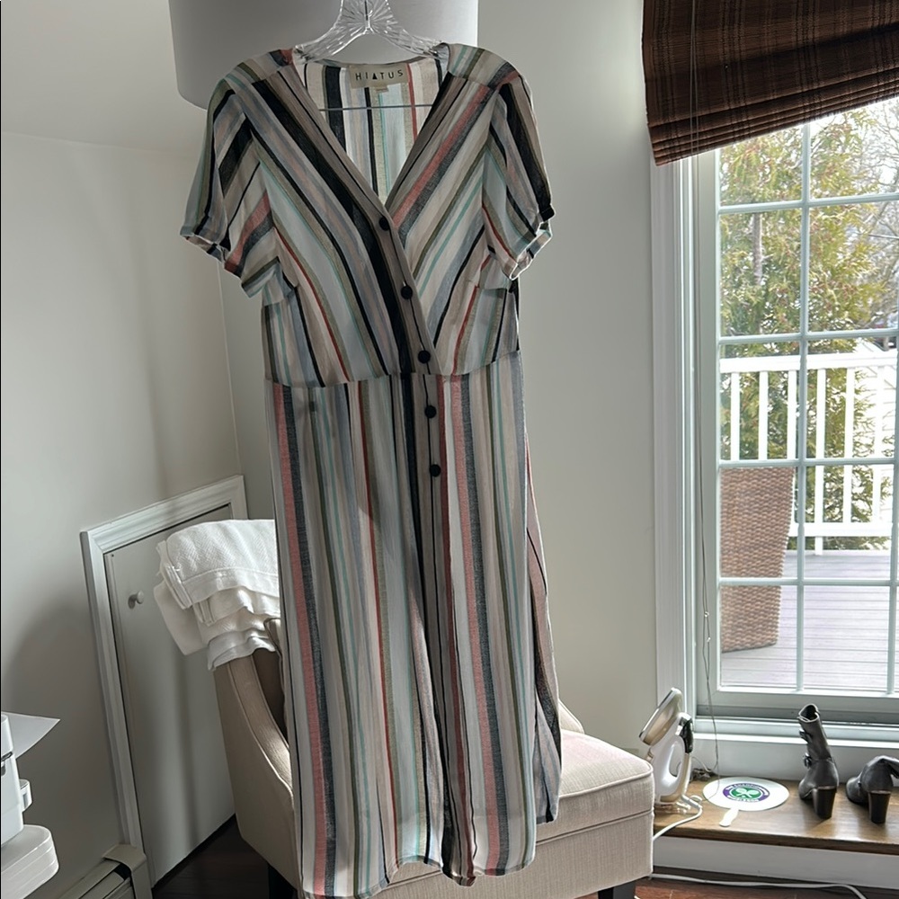 Multicolor Striped Dress